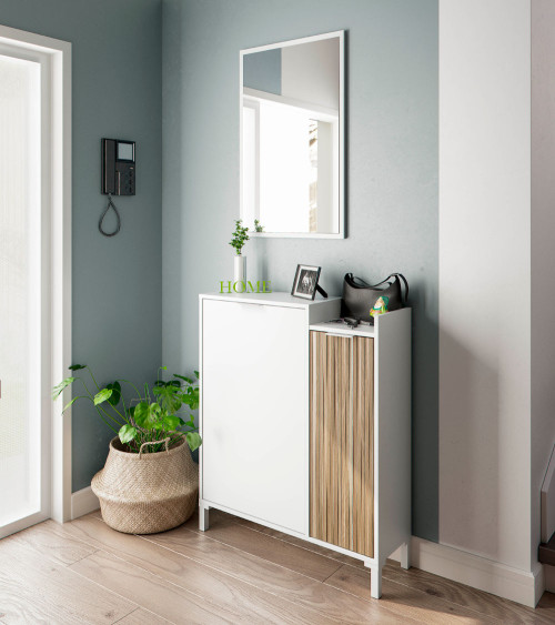 Mueble recibidor con espejo EDITH