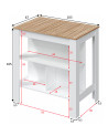 Mesa alta de cocina EDITH