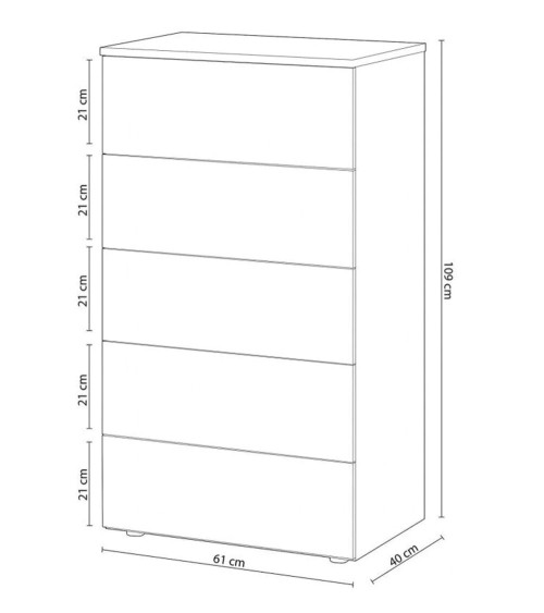 Sinfonier 5 cajones EDITH