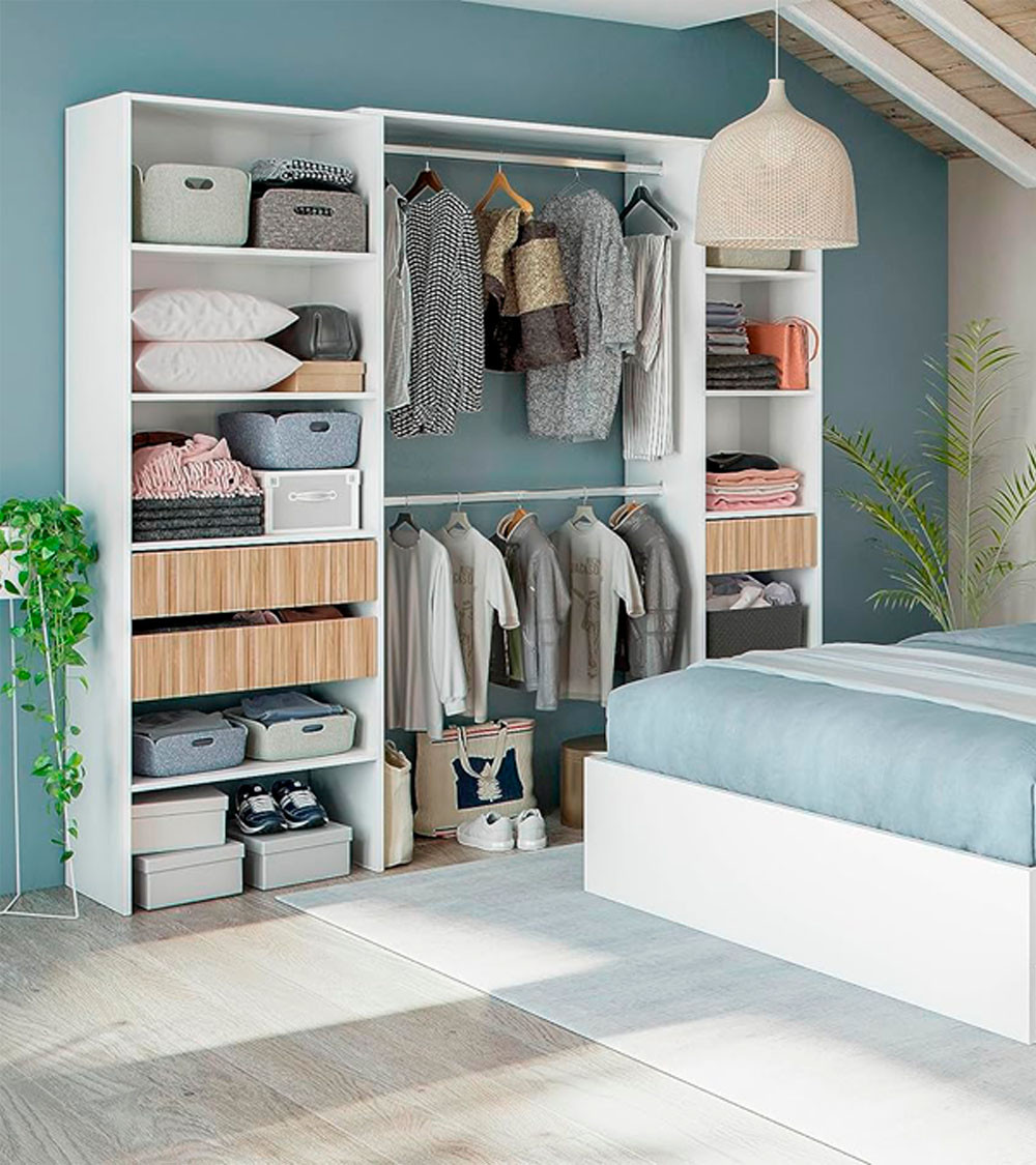 Armario vestidor abierto de 190 cm EDITH