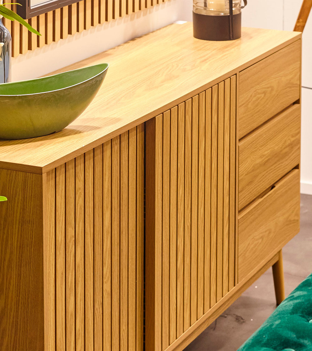 Mueble aparador 150 cm fresno KAEDE