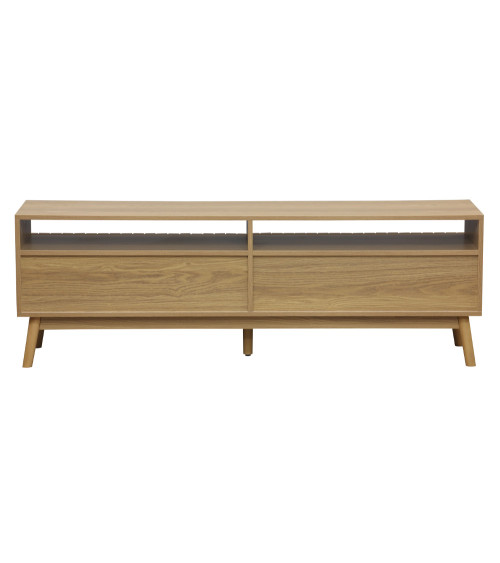 Mueble TV panelado de fresno KAEDE