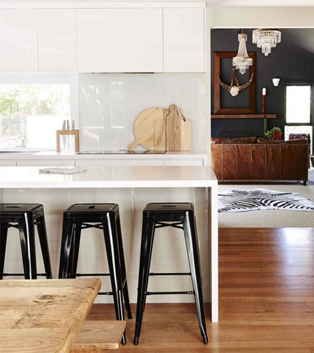 Taburetes metálicos industrial pack de 4 unidades