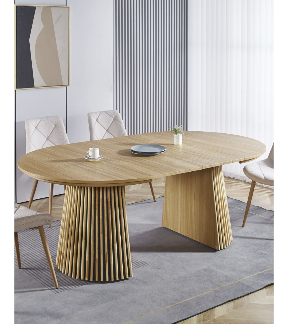 Mesa Comedor Redonda Extensible Kena