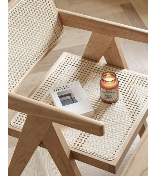 Silla Mamba pack de 2 sillas retro en madera y ratán