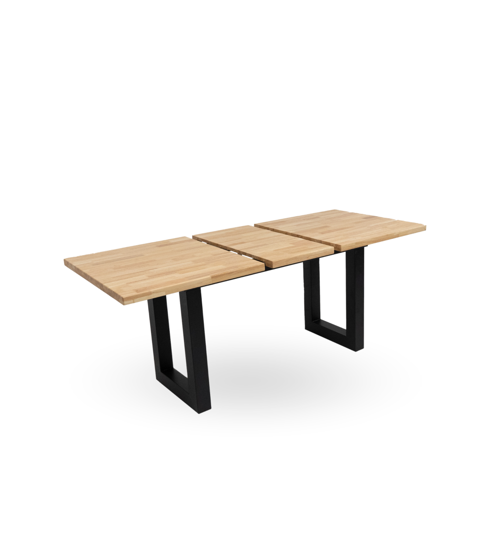 Mesa de comedor extensible de roble Versus