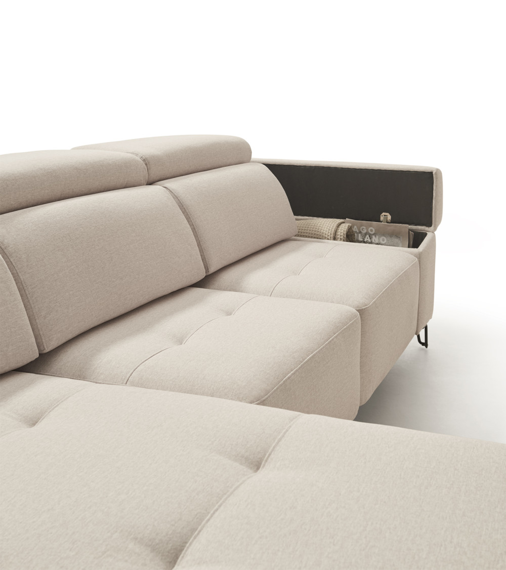 Sofá Flow, estilo minimalista y personalización total