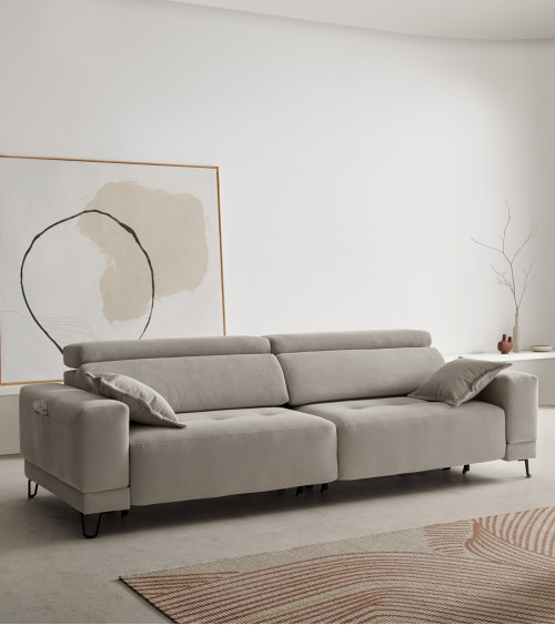 Sofá Flow, estilo minimalista y personalización total