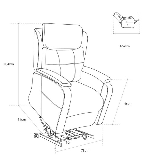 Sillón TURBO relax orejero, comodidad ergonómica y personalización total