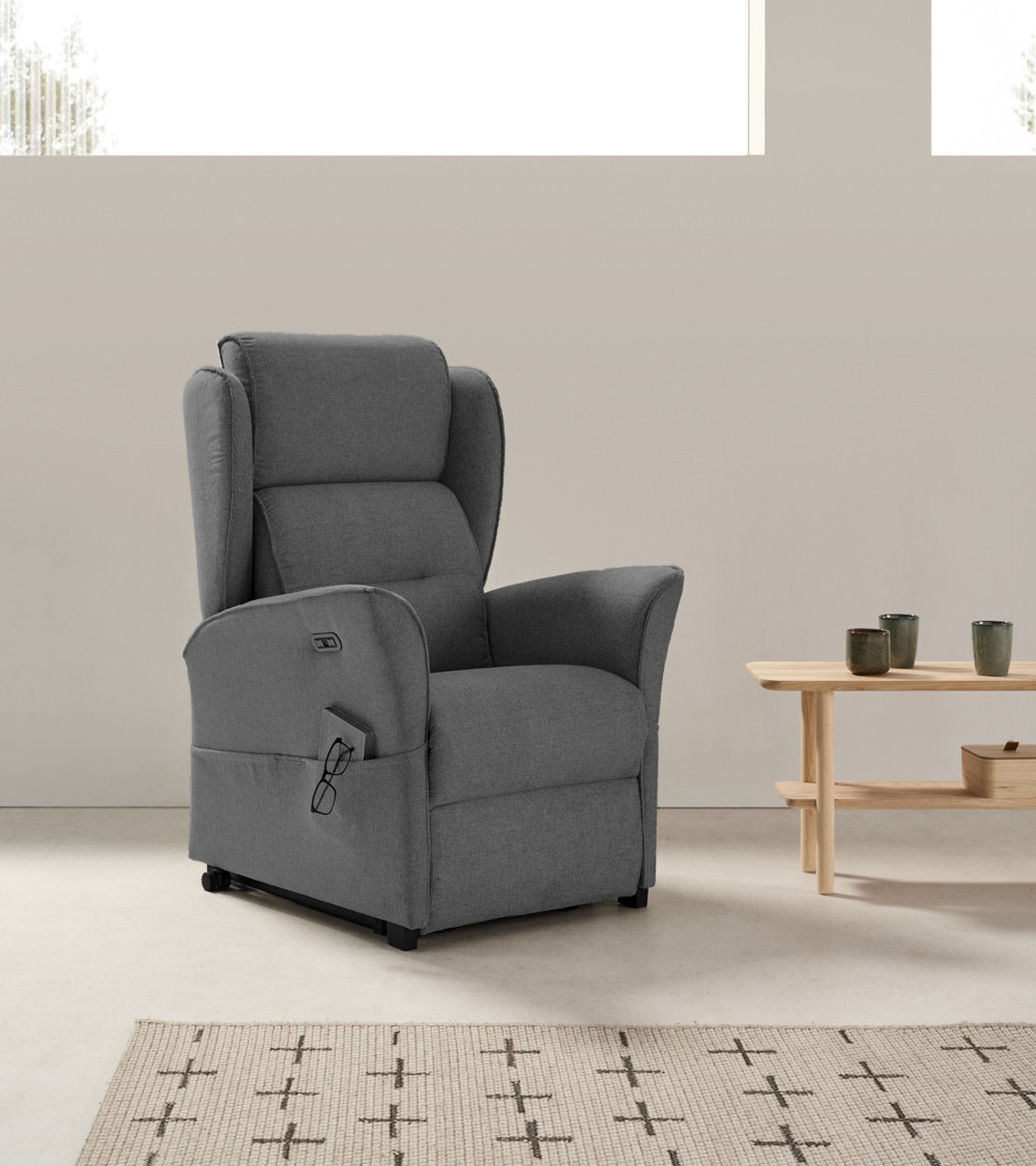 Sillón relax GENIO con inclinación plus y doble piecero, comodidad y funcionalidad