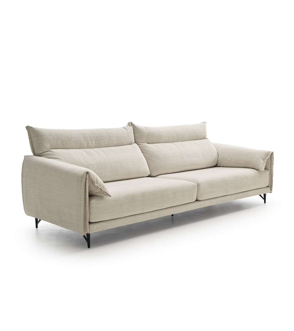Sofá LINE con pata alta, diseño minimalista y confort superior