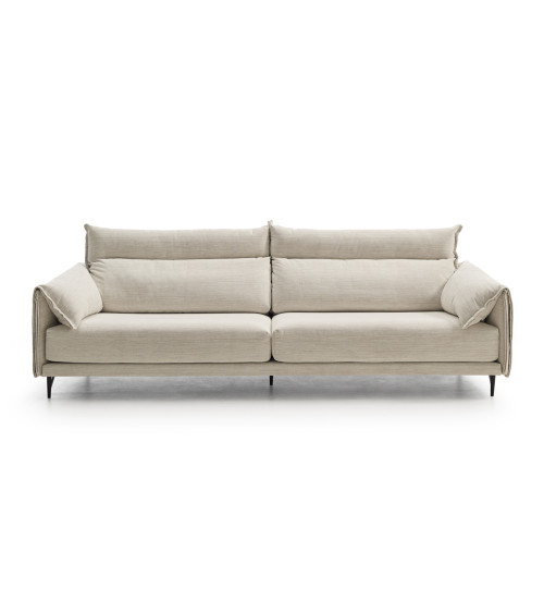 Sofá LINE con pata alta, diseño minimalista y confort superior