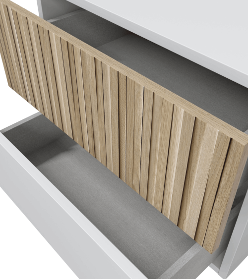 Mesita de Noche Edith - Compacta, elegante y funcional