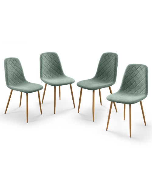 Pack de 4 Sillas de Comedor Suiz - Diseño Moderno y Elegante