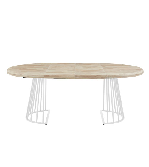 Mesa de comedor redonda extensible Jail – Diseño moderno y práctico