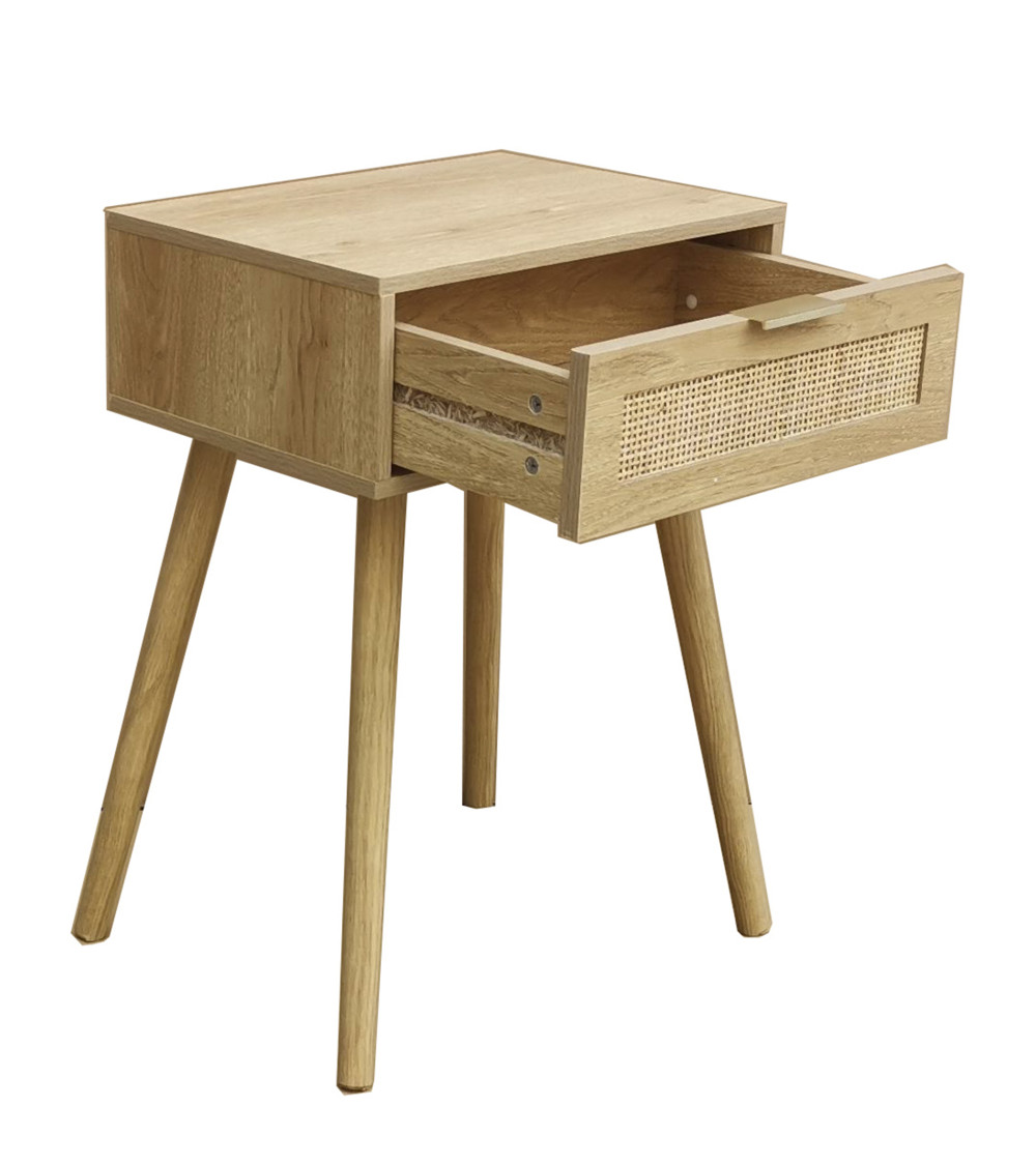 Mesita de noche Fresh – Diseño nórdico con gran capacidad