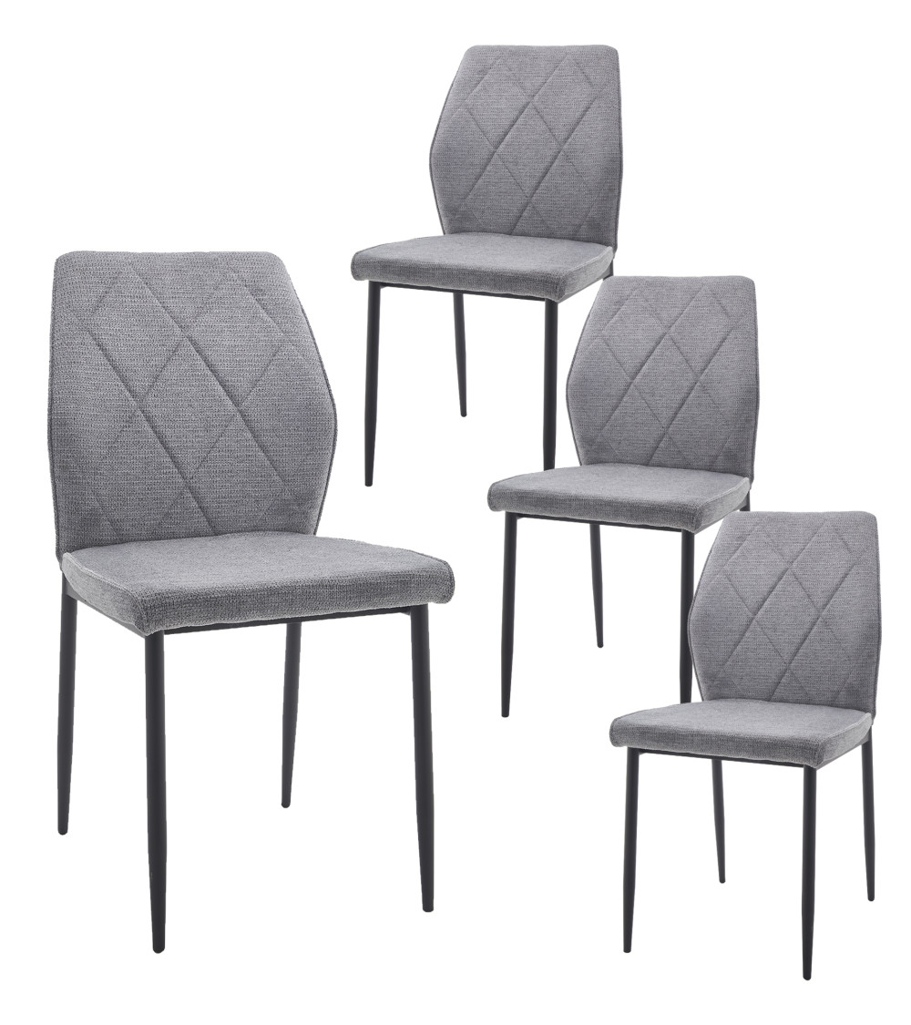 Pack de 4 Sillas de Comedor Patrice - Elegancia y Comodidad