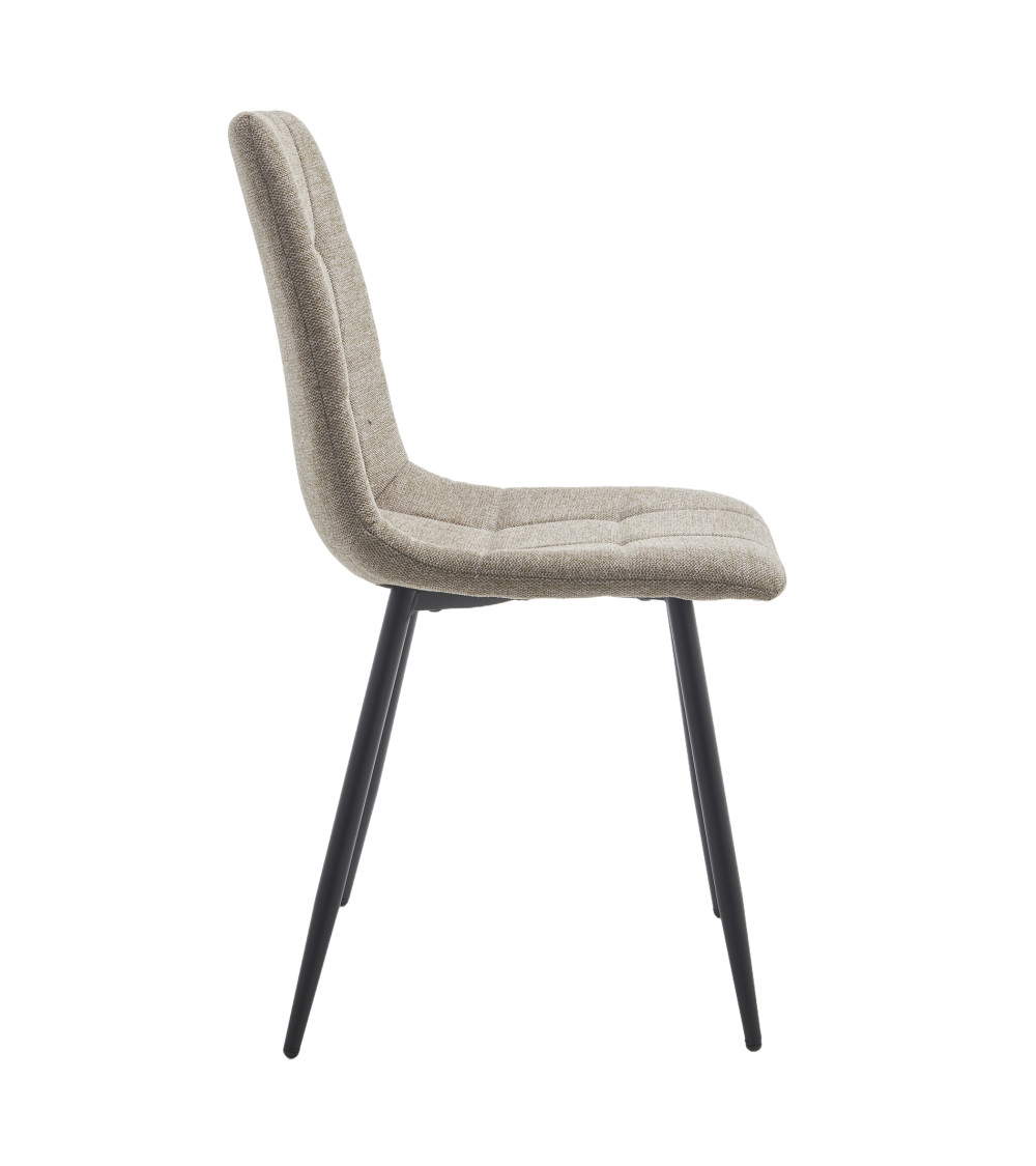 Pack de 4 sillas de comedor de terciopelo ASTRID