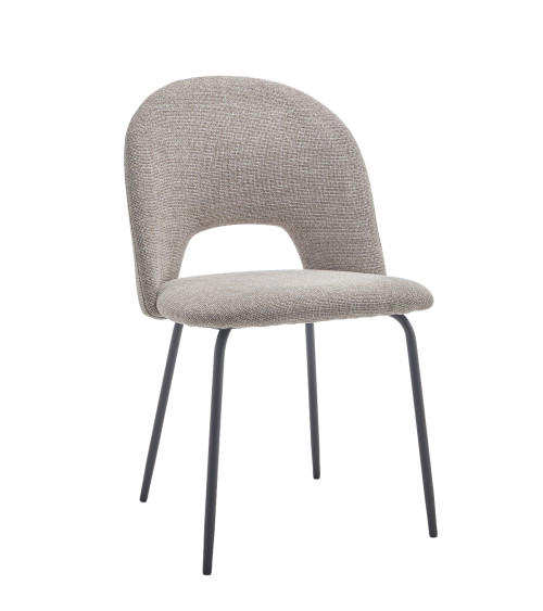 Sillas de comedor CECILE – Pack 4 uds. | Diseño elegante y tapizado cómodo