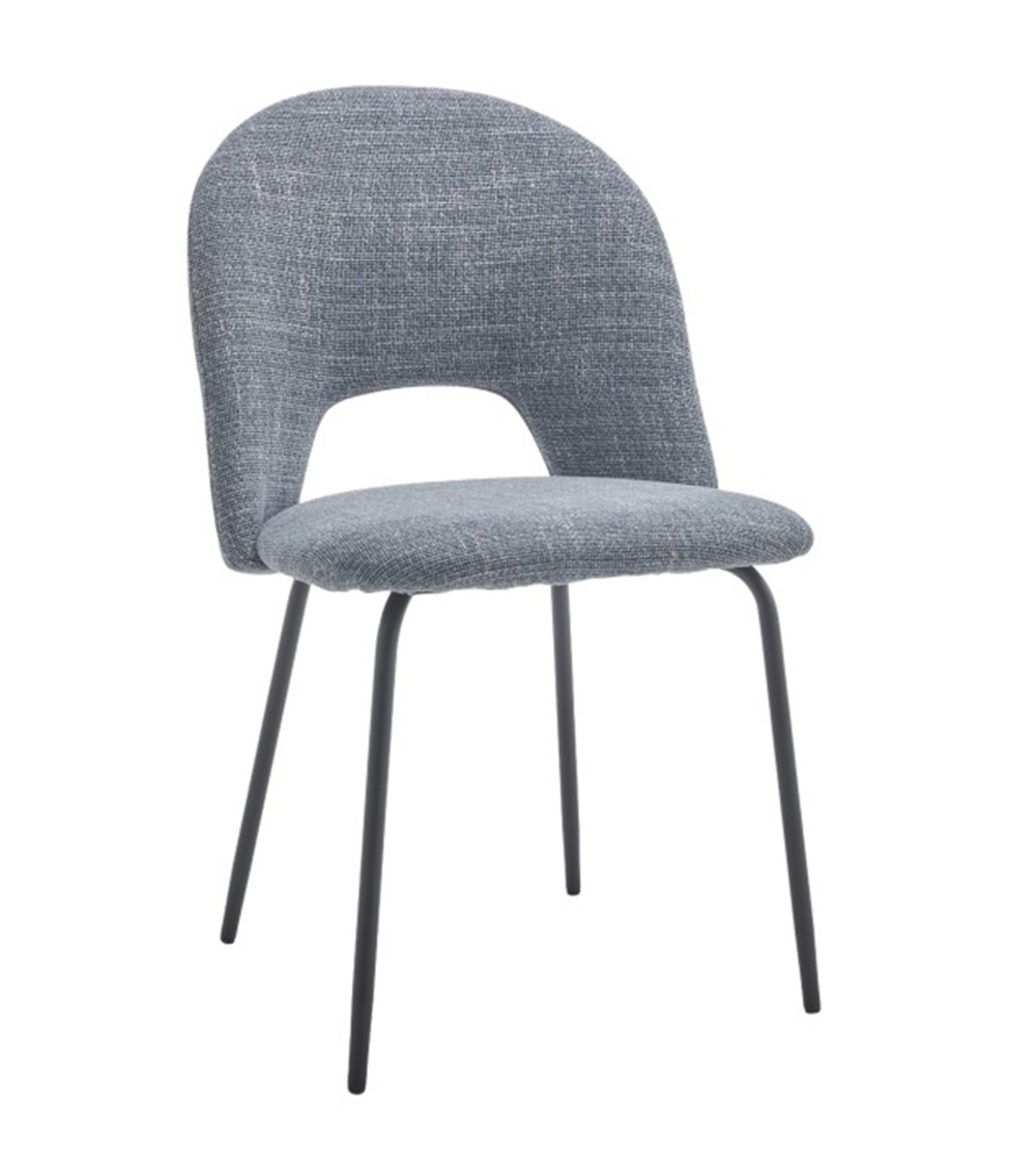 Sillas de comedor CECILE – Pack 4 uds. | Diseño elegante y tapizado cómodo