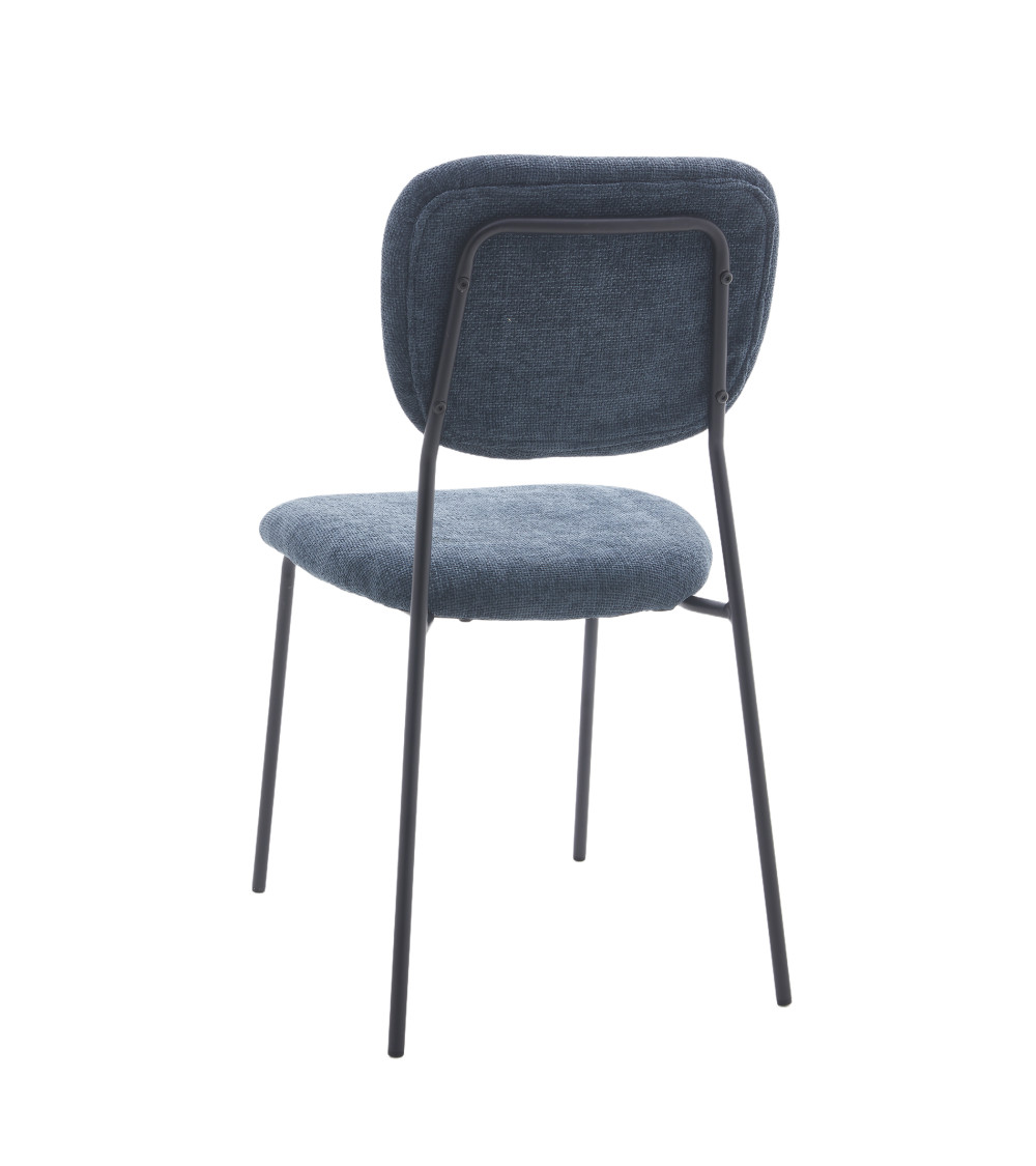 Pack 4 sillas Tull – Apilables, tapizadas y modernas