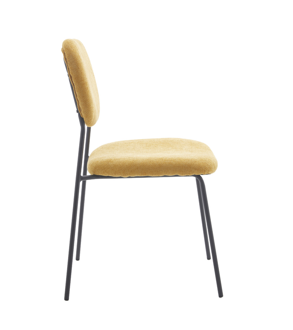 Pack 4 sillas Tull – Apilables, tapizadas y modernas