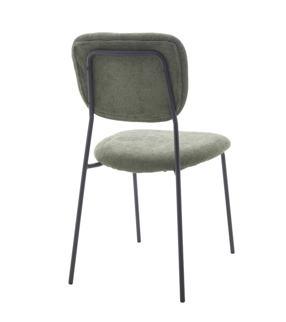 Pack 4 sillas Tull – Apilables, tapizadas y modernas