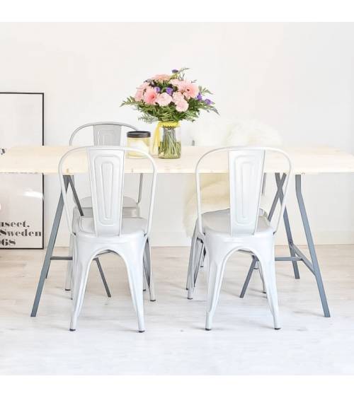 Pack 4 sillas TOLIX de comedor o cocina