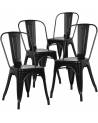 Pack 4 sillas TOLIX de comedor o cocina