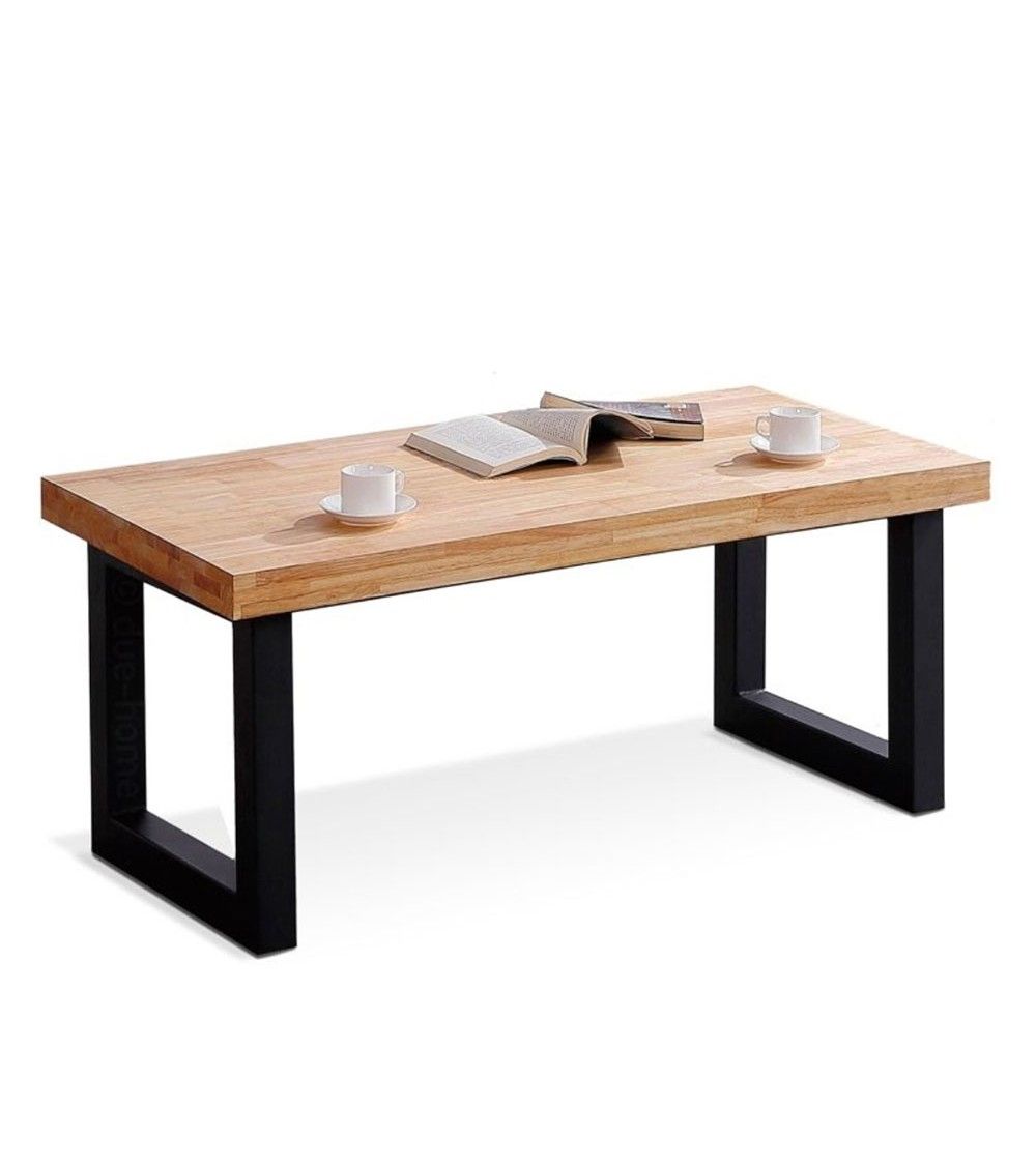 Mesa de centro elevable DAREK, madera industrial