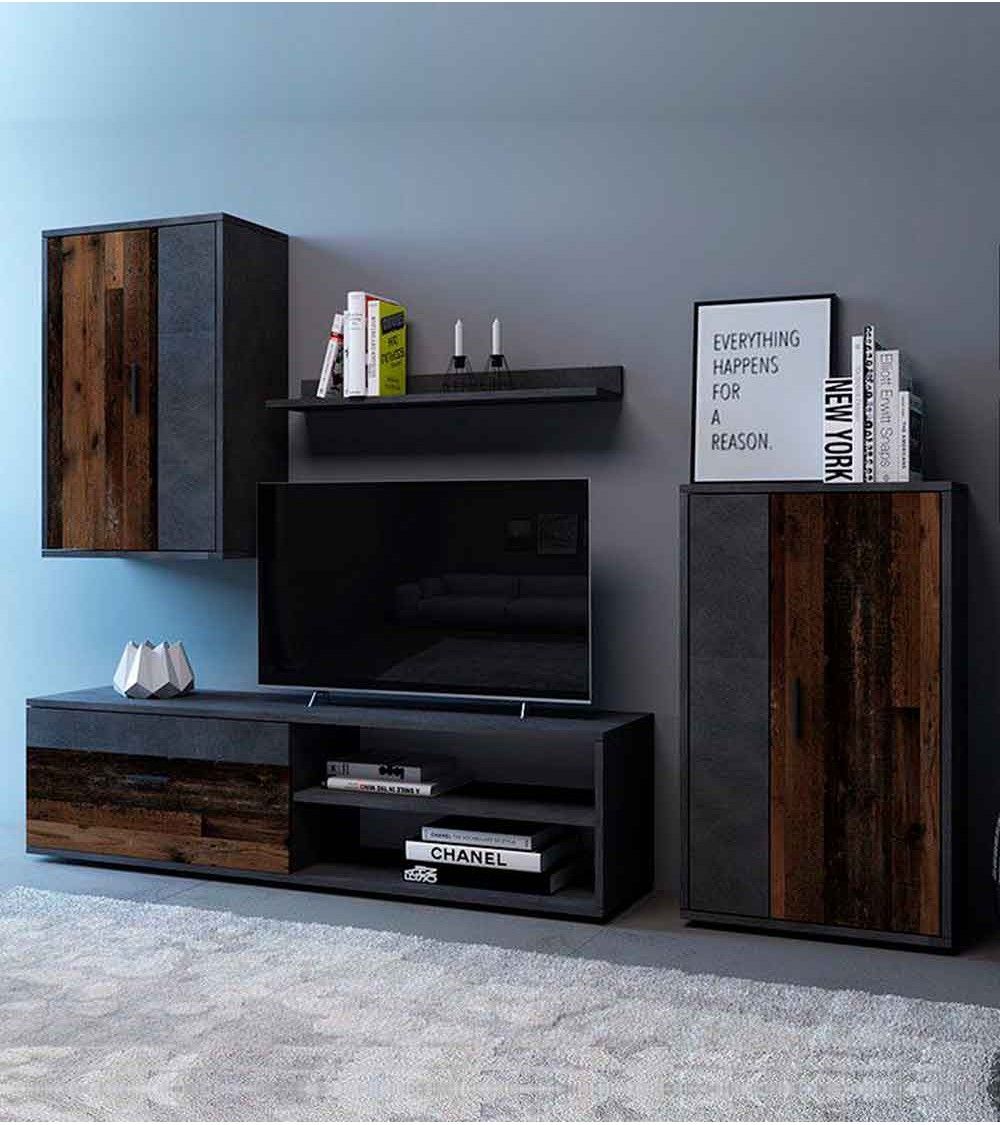 Mueble de salón BOSCO - Mueble modular moderno | Cambia Tus Muebles