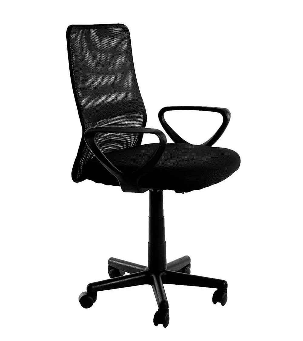 Silla de escritorio tapizada Maya, con tejido 3D