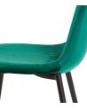 Sillas de comedor de terciopelo SWEDEN - Pack 4 Uds.