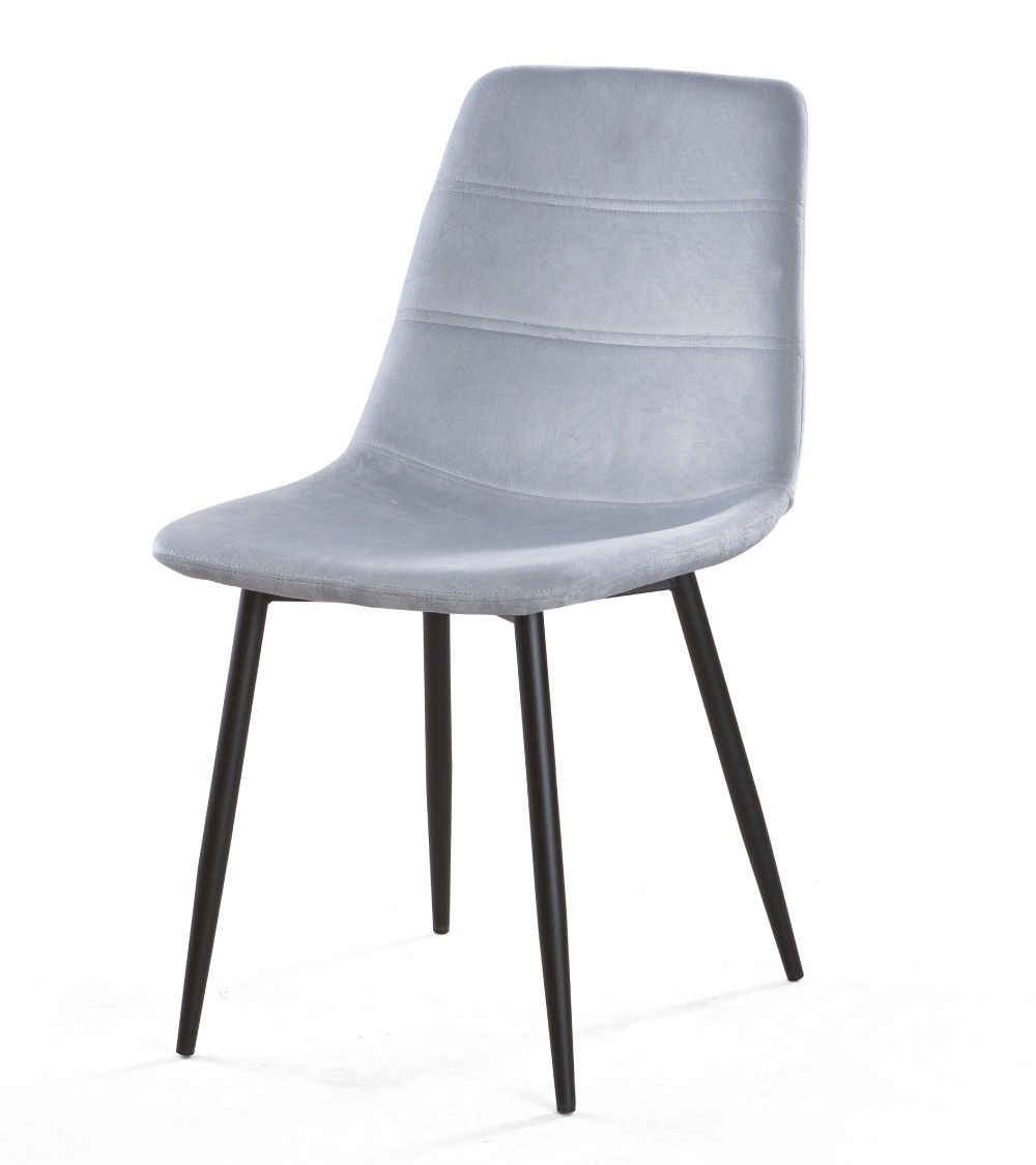 Sillas comedor terciopelo DENMARK - Pack 4 Uds.