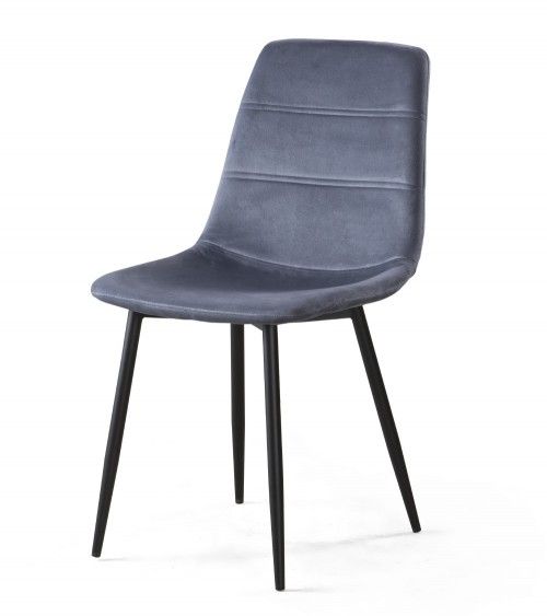 Sillas comedor terciopelo DENMARK - Pack 4 Uds.