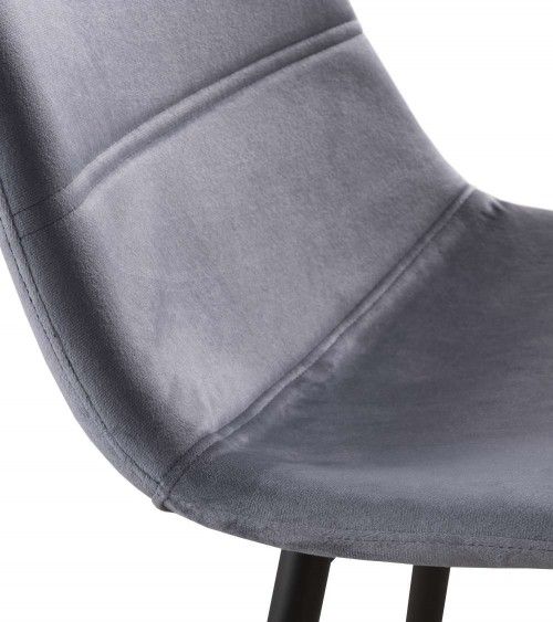 Sillas comedor terciopelo DENMARK - Pack 4 Uds.