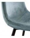 Sillas de comedor de terciopelo SWEDEN - Pack 4 Uds.