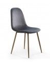 Sillas de comedor de terciopelo SWEDEN - Pack 4 Uds.