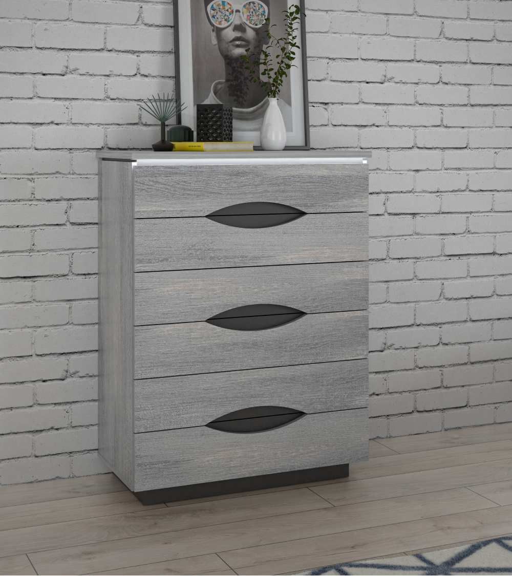 Sinfonier 6 cajones con luces led SATURN