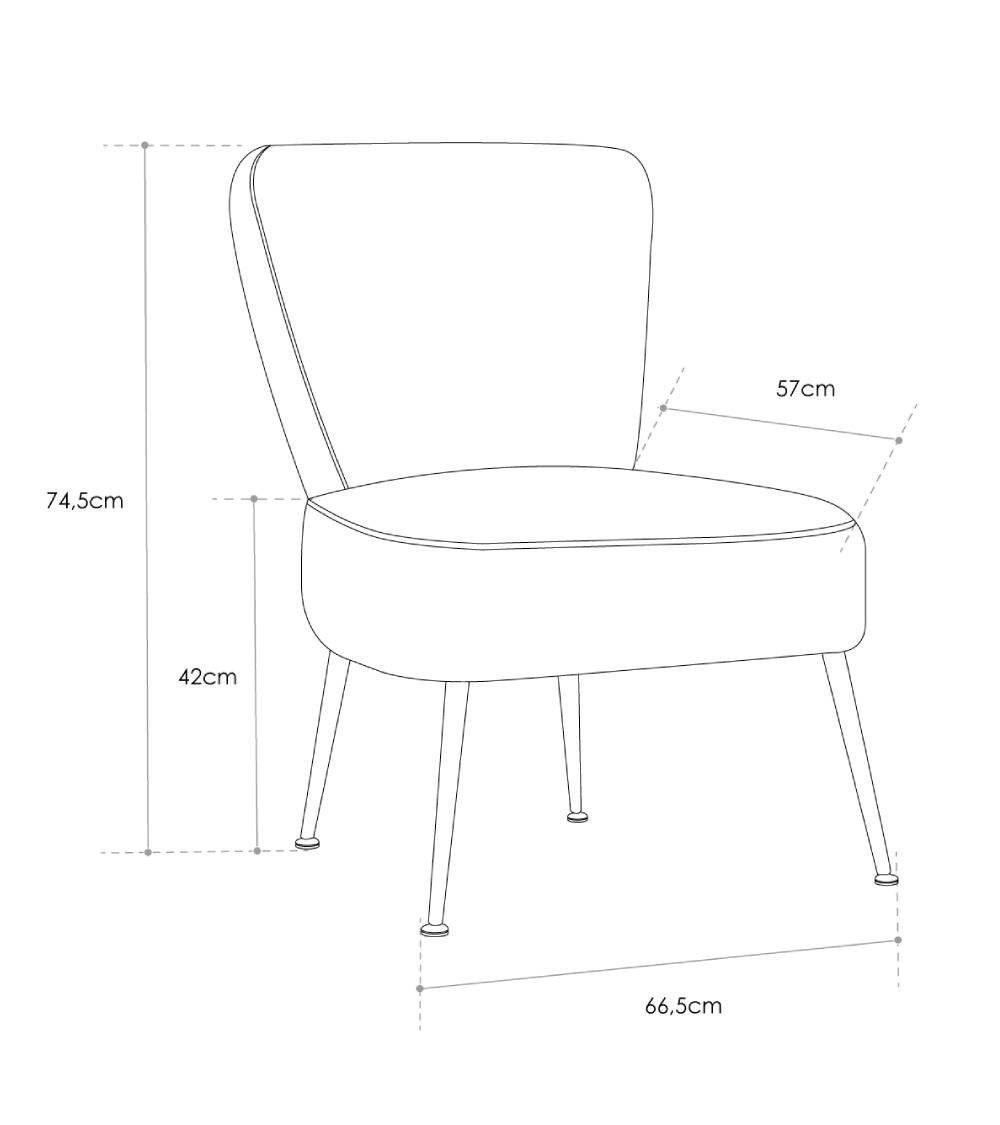 Butaca descalzadora salón-dormitorio MOMOA