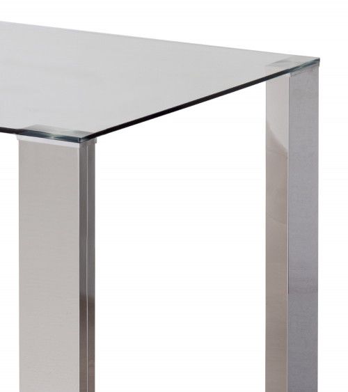Mesa comedor rectangular cristal CANNES