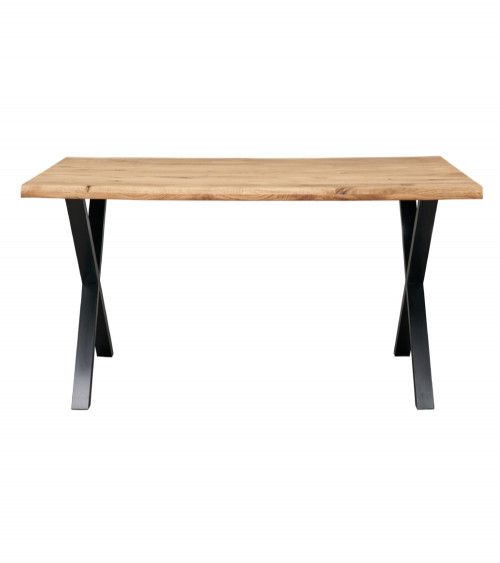 Mesa comedor industrial pata 'X' LINCOLN