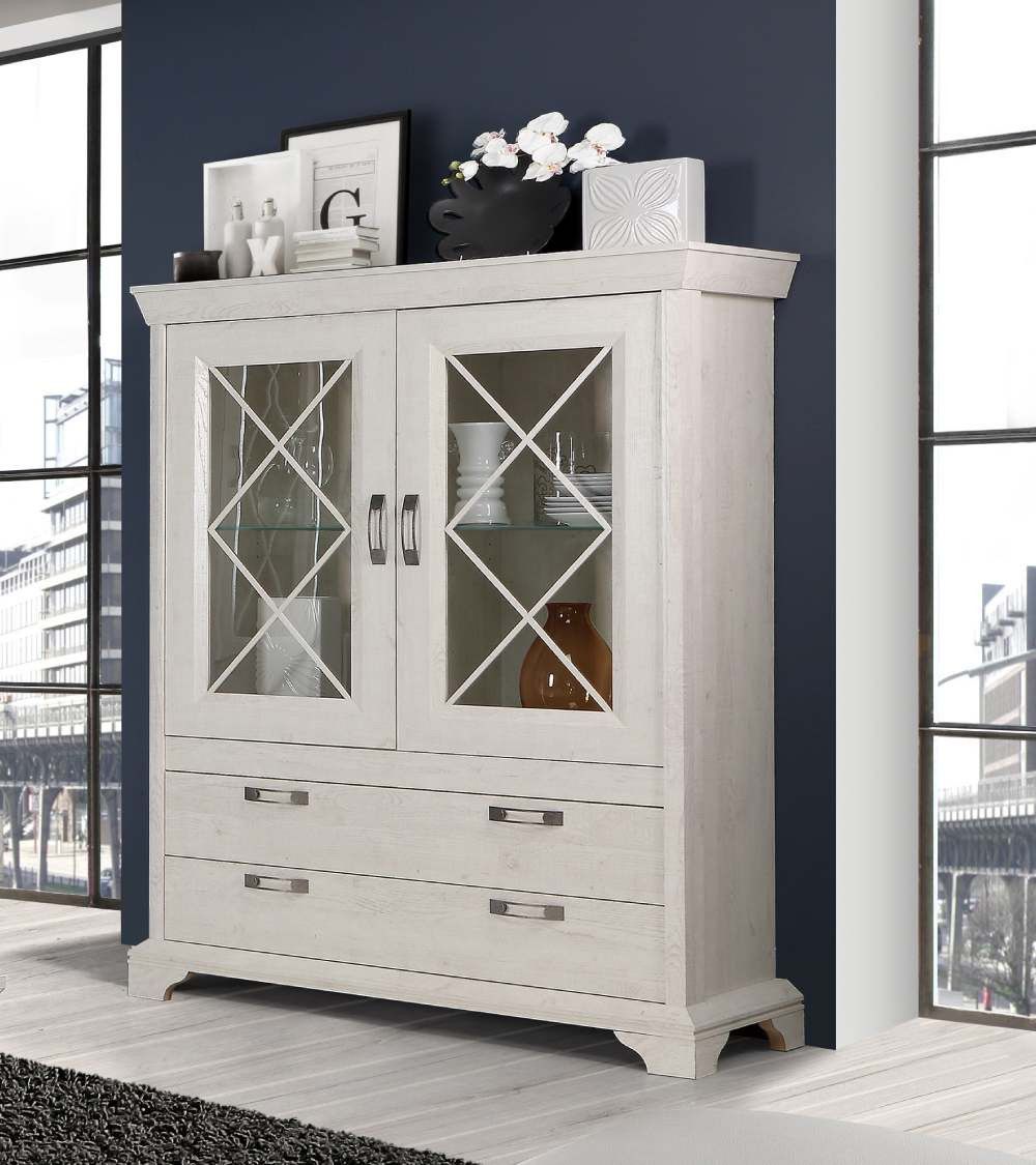 Vitrina doble de salón-comedor KAREN