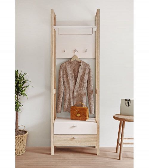 Mueble perchero para recibidor BJORN