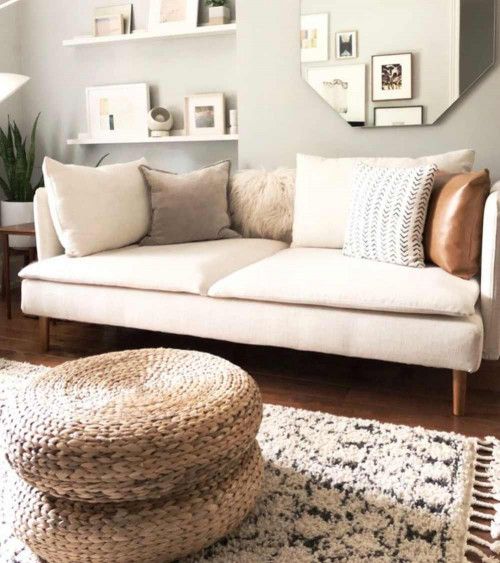 Puff redondo ratán VEGA