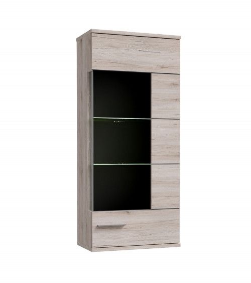 Mueble salón completo JADIEL en Roble Arena y Gris