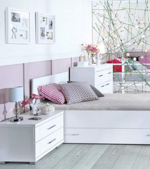 Mesita de noche SNOW