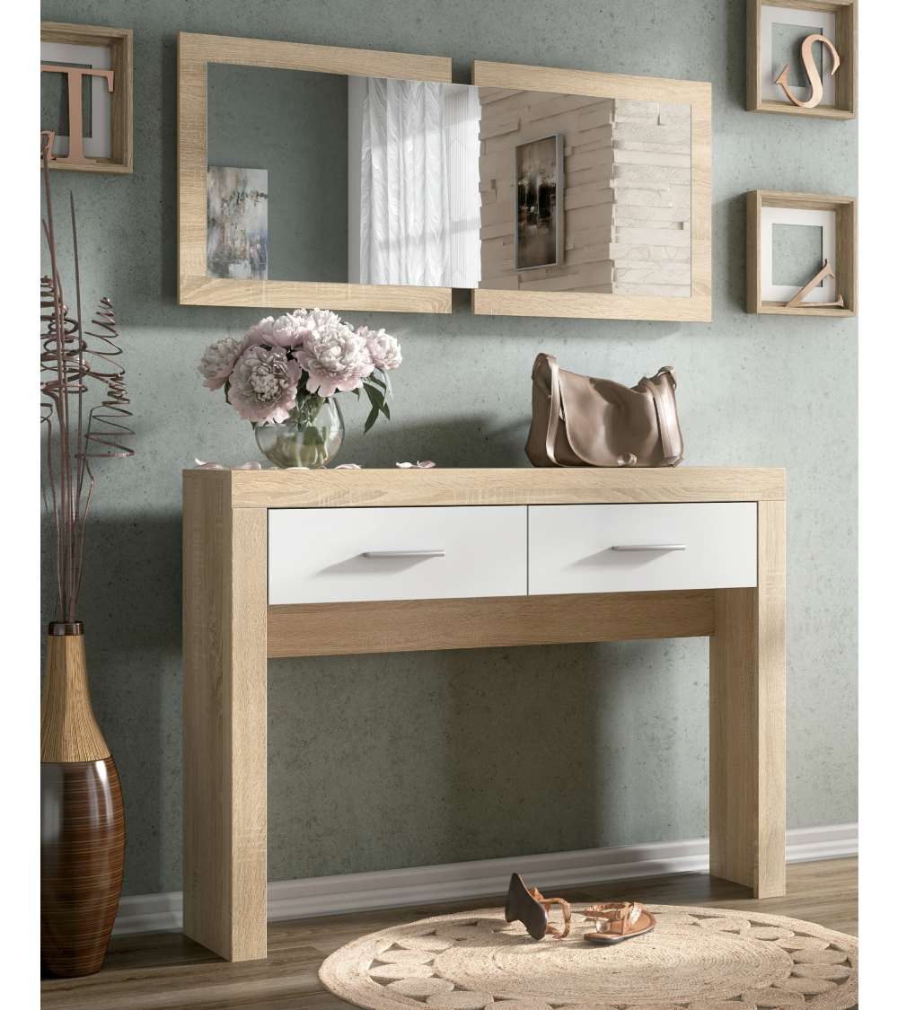 Mueble recibidor con espejo ARIZA