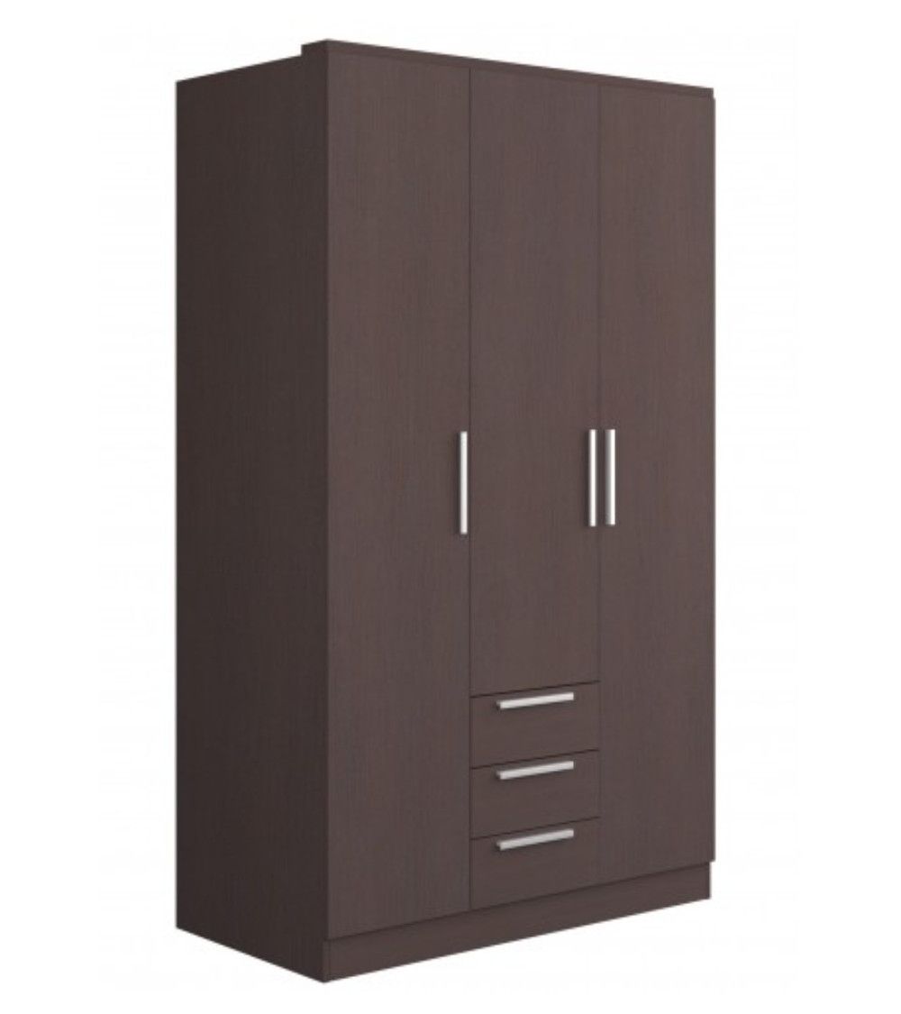 Armario ropero CUBE 3 puertas + 3 cajones