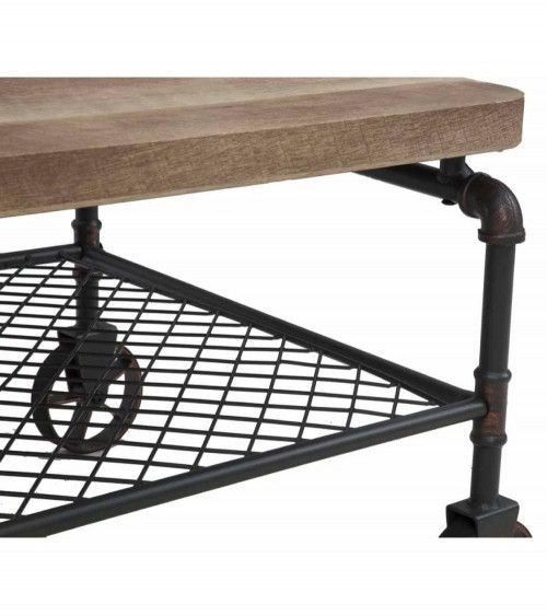 Mesa de centro Mateo - Mesa de centro rústica industrial